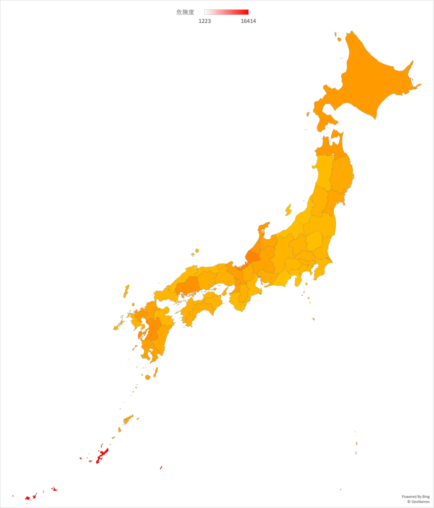 COVID MAP スケール変更